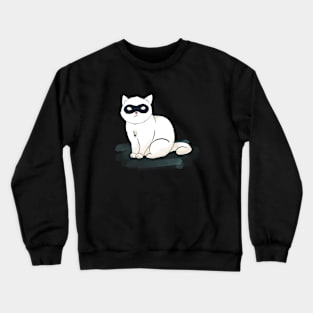 Mask Of Cat Crewneck Sweatshirt